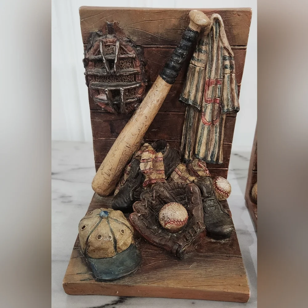 Nostalgia Baseball book ends